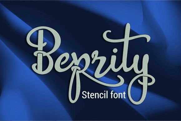 Beprity Stencil: A Script Font for Real-World Creativity