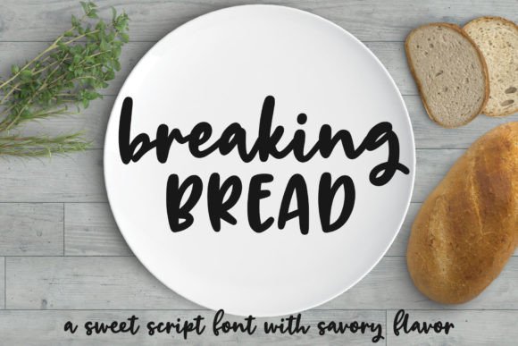 Breaking Bread: A Chunky Script for Modern Designers