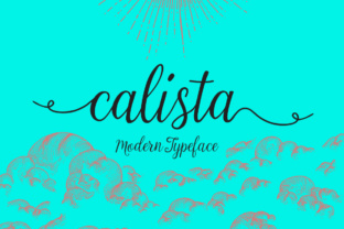 Calista: A Handwritten Calligraphy Font for Modern Design