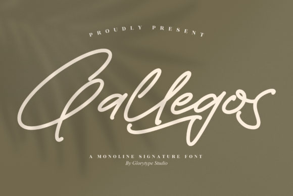 Gallegos: A Monoline Script for Authentic Branding