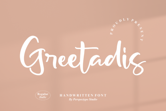 Greetadis: A Handwritten Font That Feels Like a Conversation