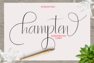Hampten: A Calligraphy Font That Balances Elegance and Versatility