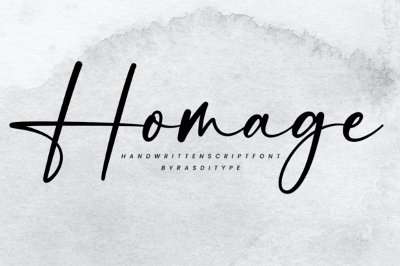 Homage: Crafting Elegance with a Premium Script Font