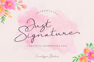 Just Signature: A Modern Script for a Fashionable Edge