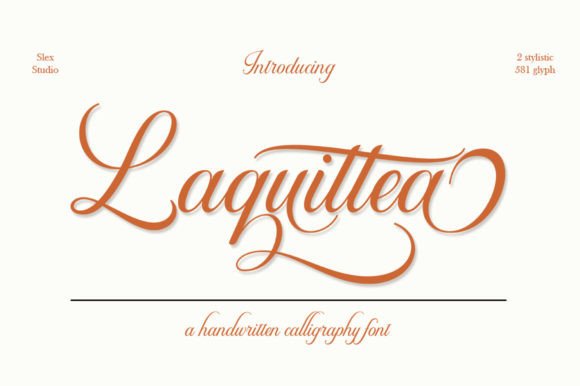 Laquittea: The Modern Script for Timeless Branding