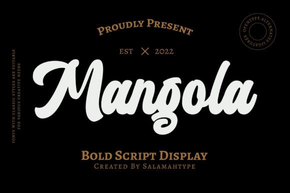 Mangola: The Cool, Bold Script Font for Modern Designs