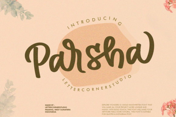 Parsha: The Script Font That Doesn't Connect
