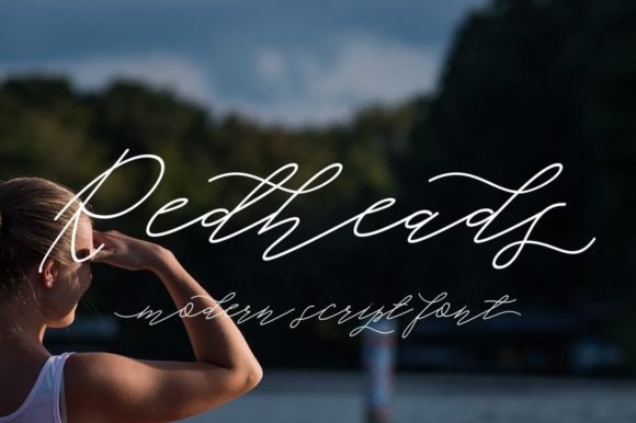 Redheads: A Modern Calligraphic Script for Elegant Branding