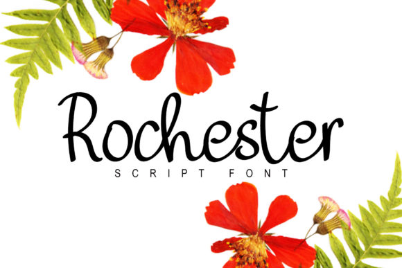 Rochester: A Simple Script Font for Elegant Designs