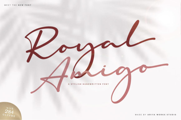 Royal Amigo: A Script Font for Projects That Need a Personal Touch