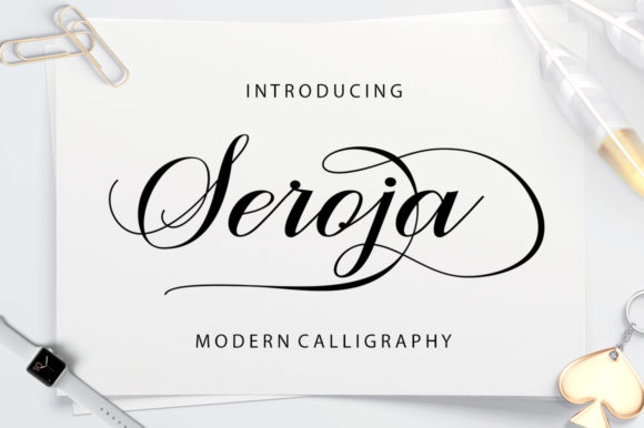 Seroja: Where Classic Calligraphy Meets Modern Charm