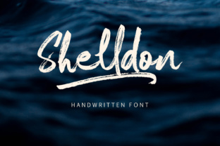 Shelldon: A Handwritten Font for Authentic Branding