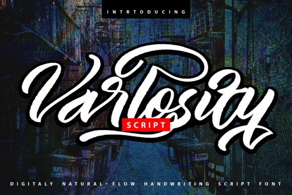 Varlosity: The Handwritten Brush Font That Adds Soul to Design