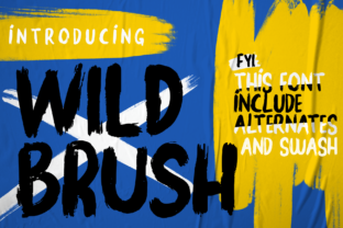 Wild Brush: A Bold Script for Authentic Branding